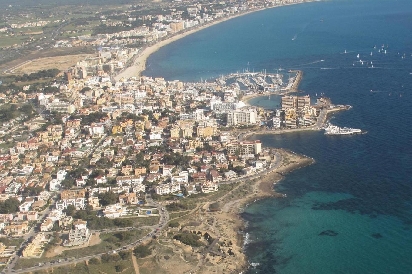 Safe haven? The south coast of Mallorca, from where thousands of Monarch holidaymakers were flown home after their travel firm went bust