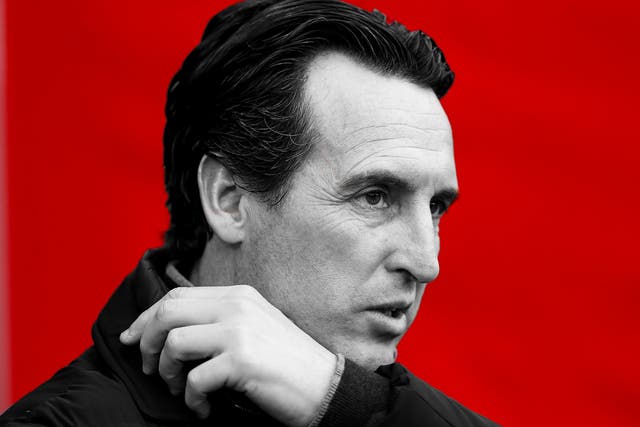 The honeymoon period is over for Unai Emery