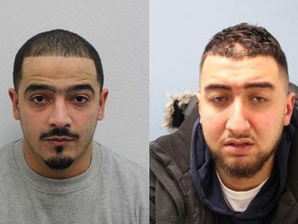 Ossama Hamed (left) and Nor Aden Hamada are wanted by police