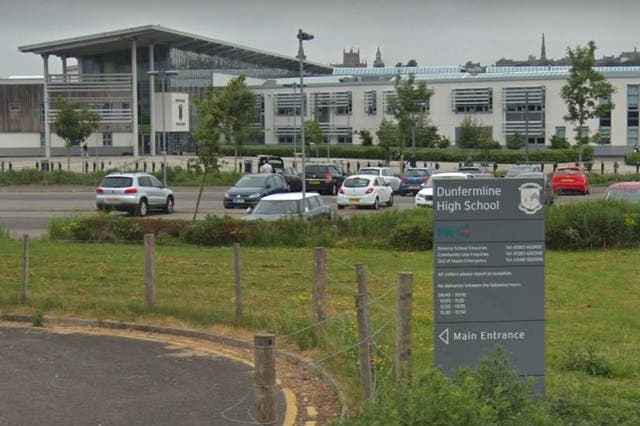 Two teenagers have been charged after 10 pupils at Dunfermline High School fell ill