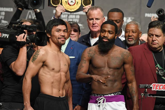 Manny Pacquiao fights Adrien Broner in the early hours of Sunday morning