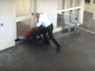 Prison officer who put wheelchair-bound man in headlock fired