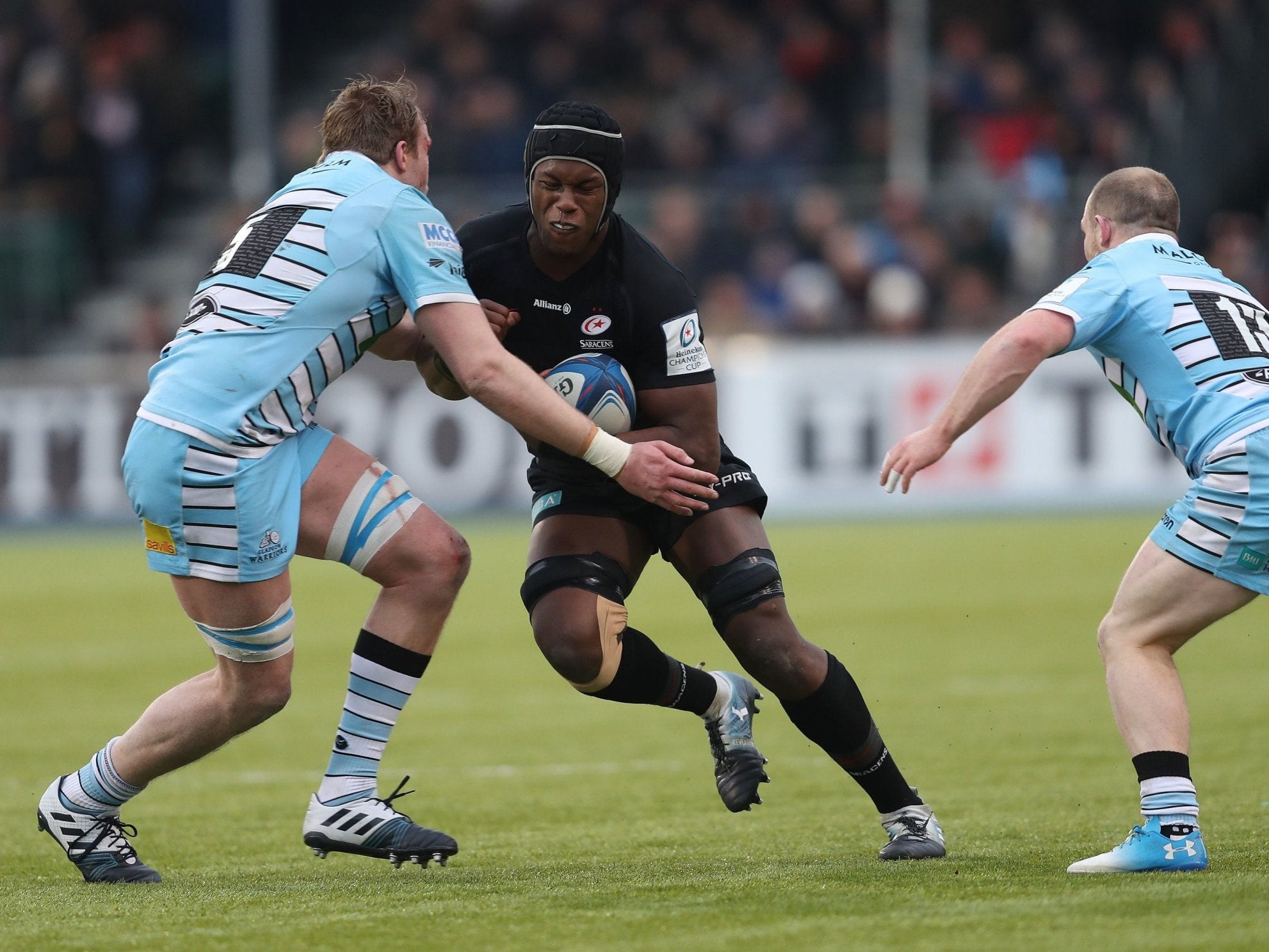 Maro Itoje secured the bonus-point victory