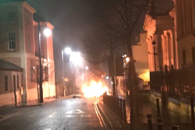 A suspected car bomb has exploded in Londonderry