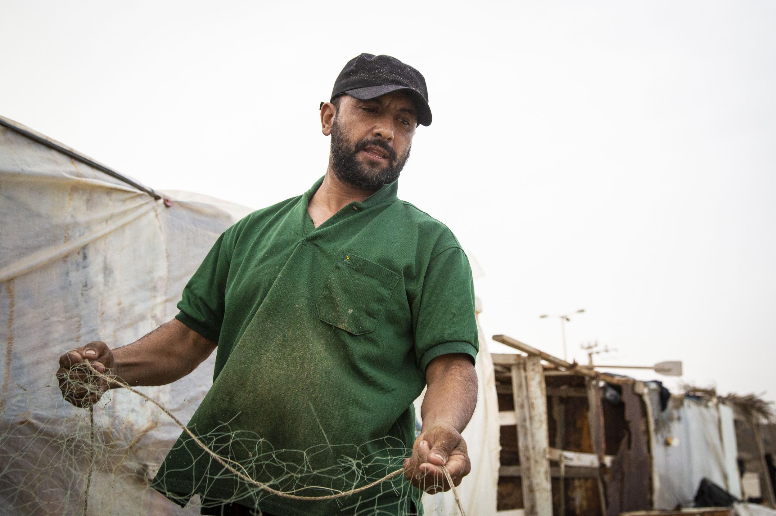 Fisherman in Gaza say pollution in the sea is destroying their catch