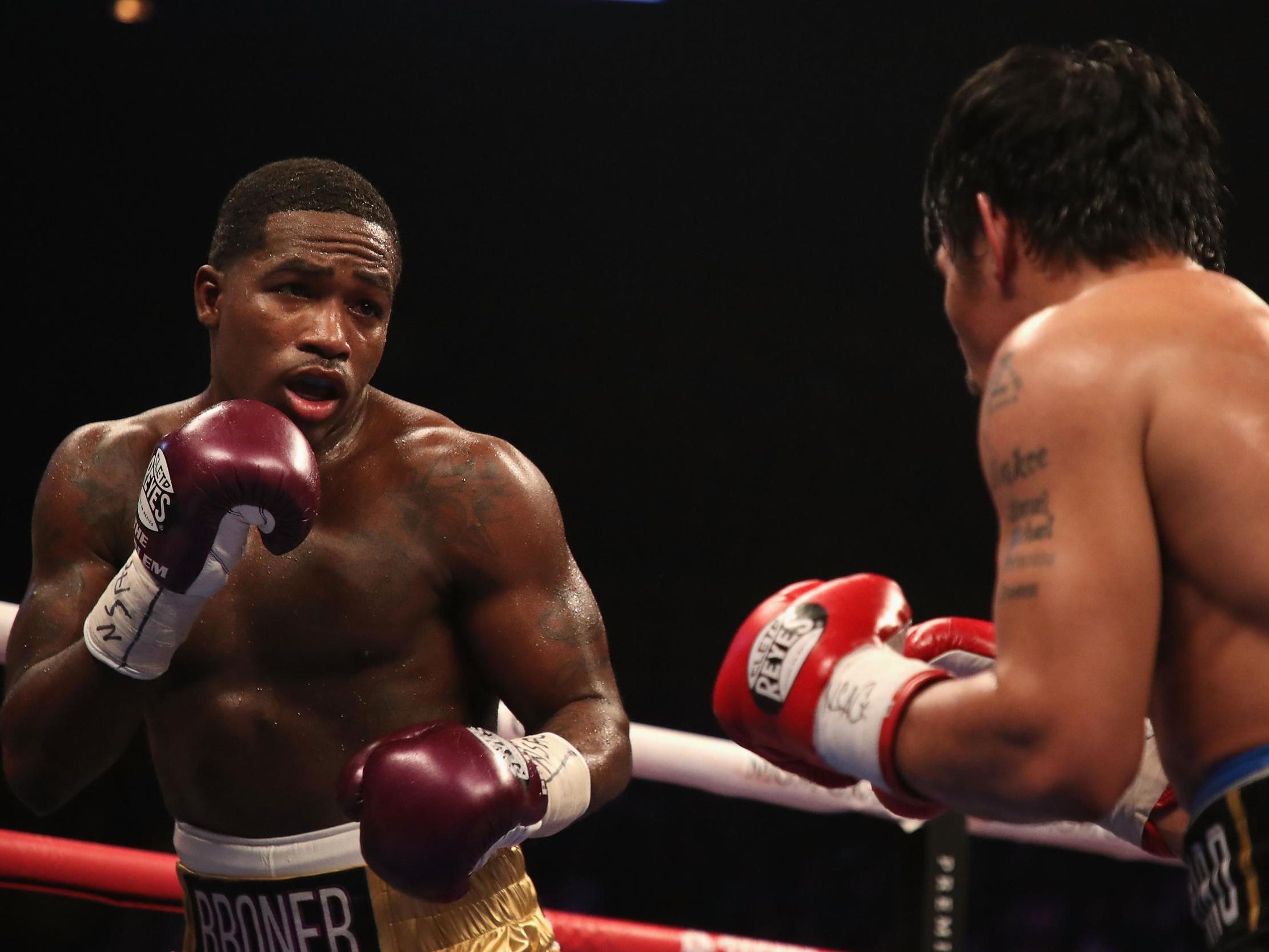 Adrien Broner lost a wide decision to Manny Pacquiao