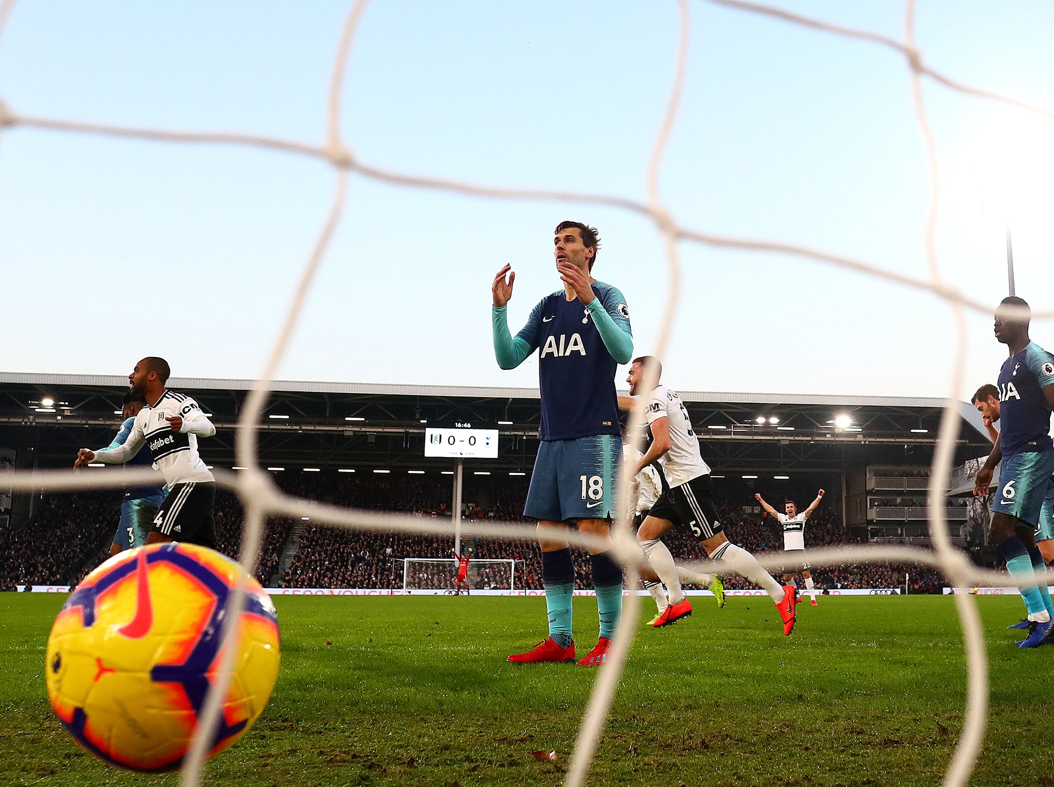 Fernano Llorente had a disappointing game