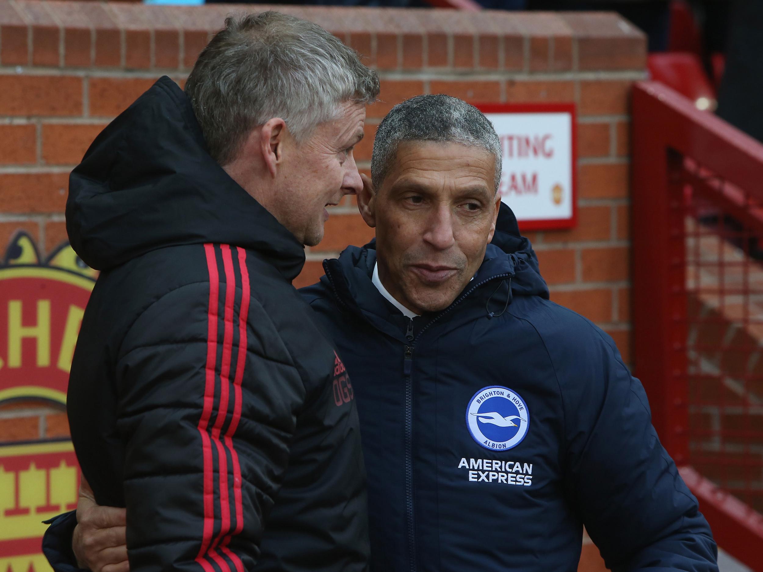Chris Hughton thinks Ole Gunnar Solskjaer deserves the credit for Manchester United's turnaround