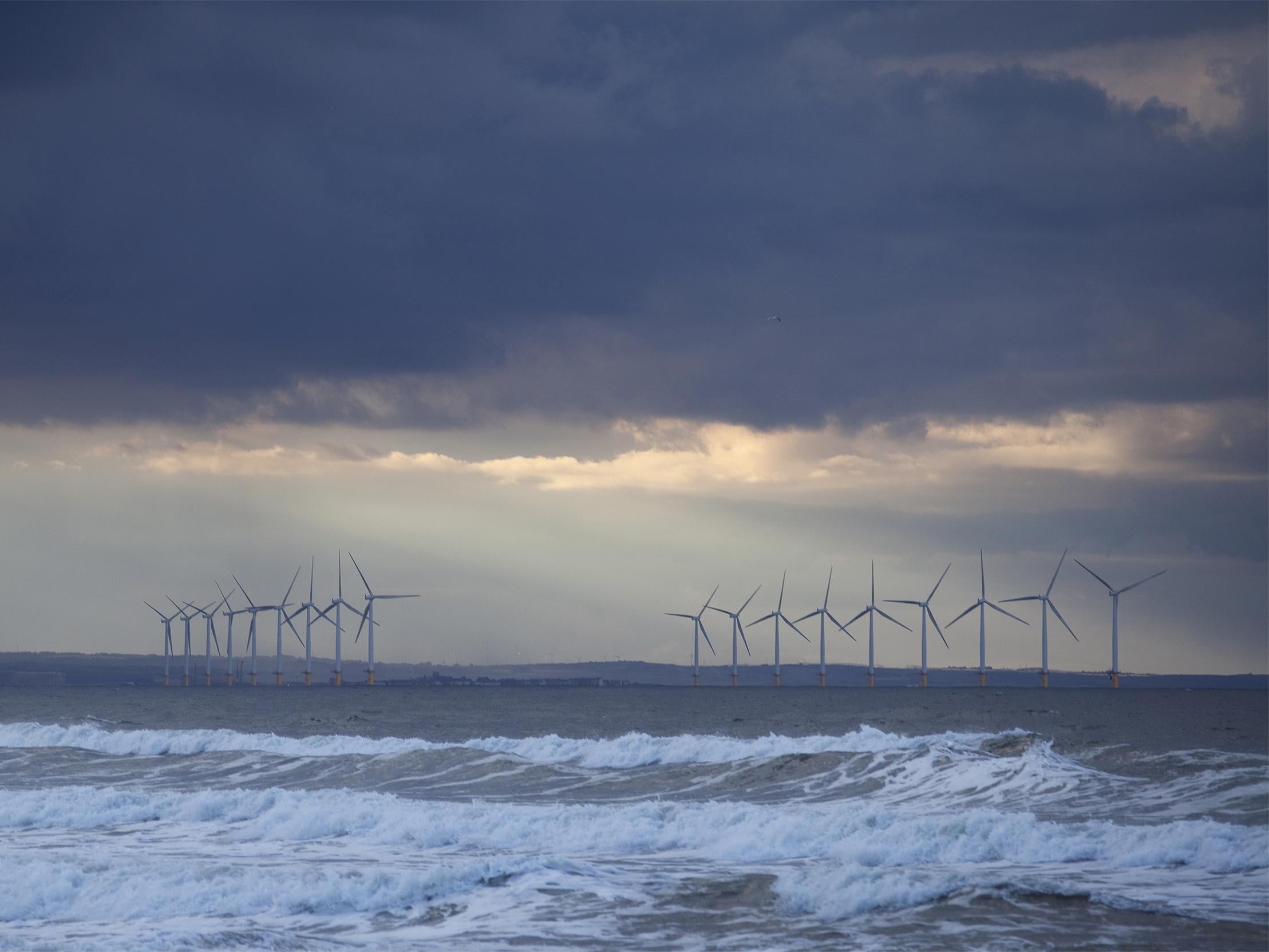 Scientists suggest wells drilled into North Sea rocks could act as stores for renewable energy produced by offshore wind farms