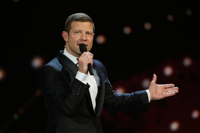 Dermot O'Leary presenting the 21st National Television Awards