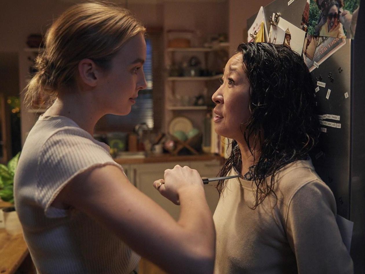 Jodie Comer and Sandra Oh in ‘Killing Eve’