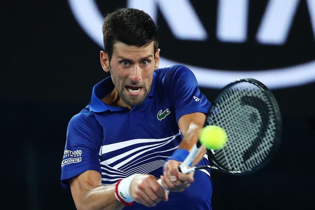 Novak Djokovic is into the quarter-finals of the Australian Open