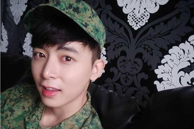 Actor Aloysius Pang was serving as a reservist with the Singapore Armed Forces as part of his compulsory national service