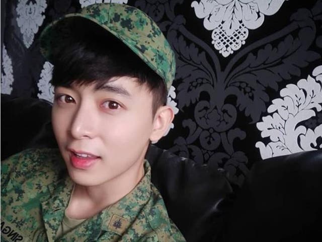 Actor Aloysius Pang was serving as a reservist with the Singapore Armed Forces as part of his compulsory national service