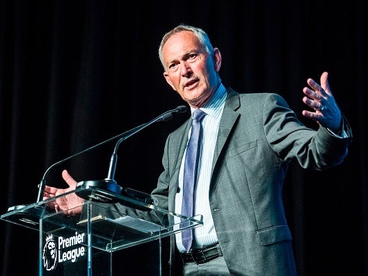 Richard Scudamore retired from the position in 2018