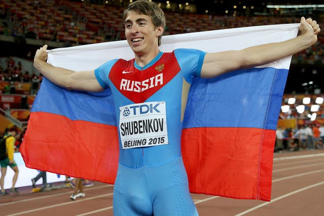 Russia's 2015 world champion Sergey Shubenkov is one of 42 athletes cleared to compete as neutral