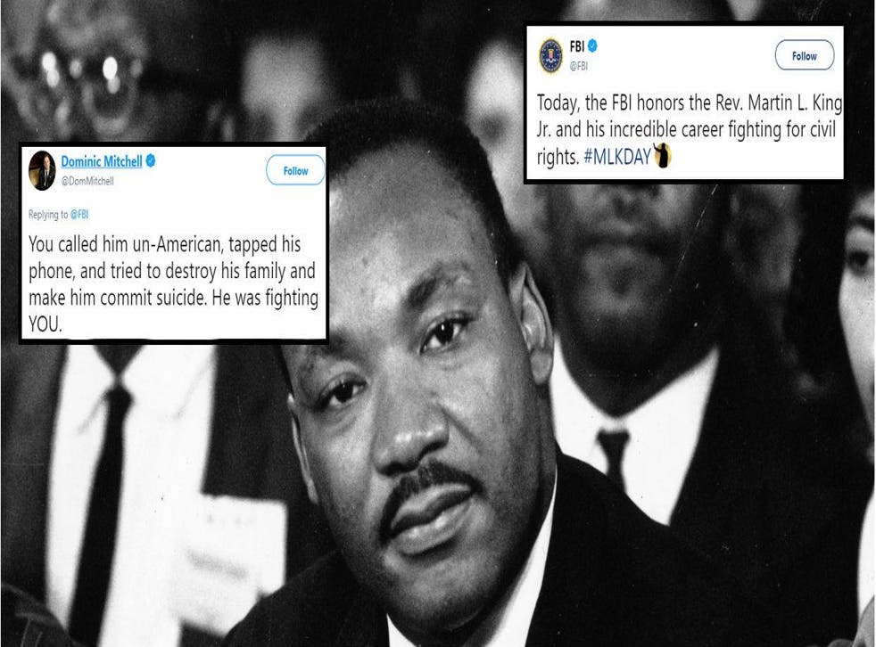 The fbi paid tribute to martin luther king jr and people pointed out The FBI paid tribute to Martin Luther King Jr and people pointed out