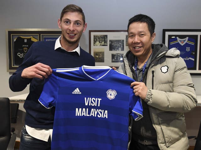 Cardiff City signing Emiliano Sala was on board a plane that went missing in the Channel on Monday night