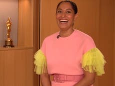 Oscar nominations 2019: Tracee Ellis Ross wears bright pink co-ord