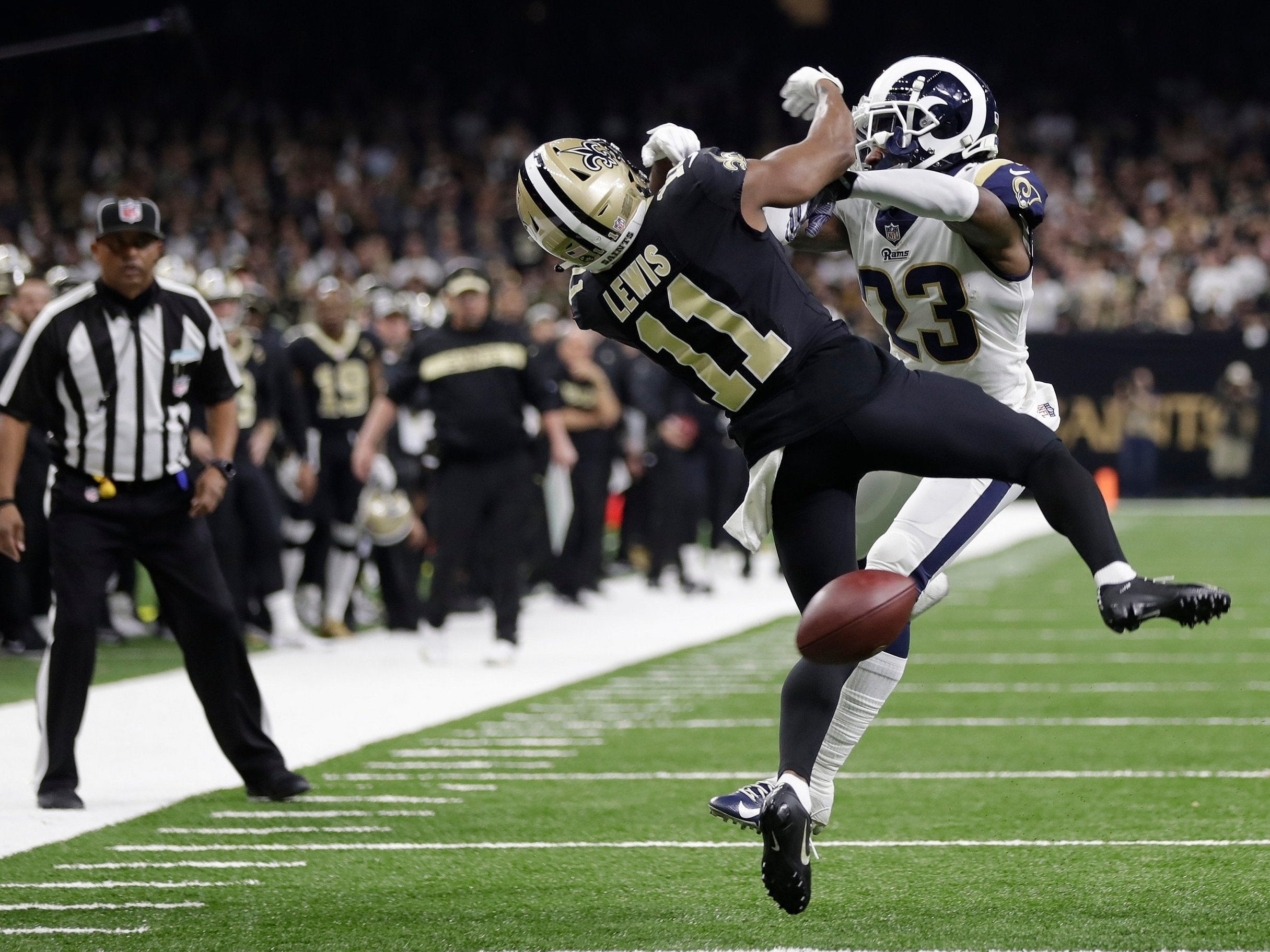The late non-call cost the Saints a place in the Super Bowl