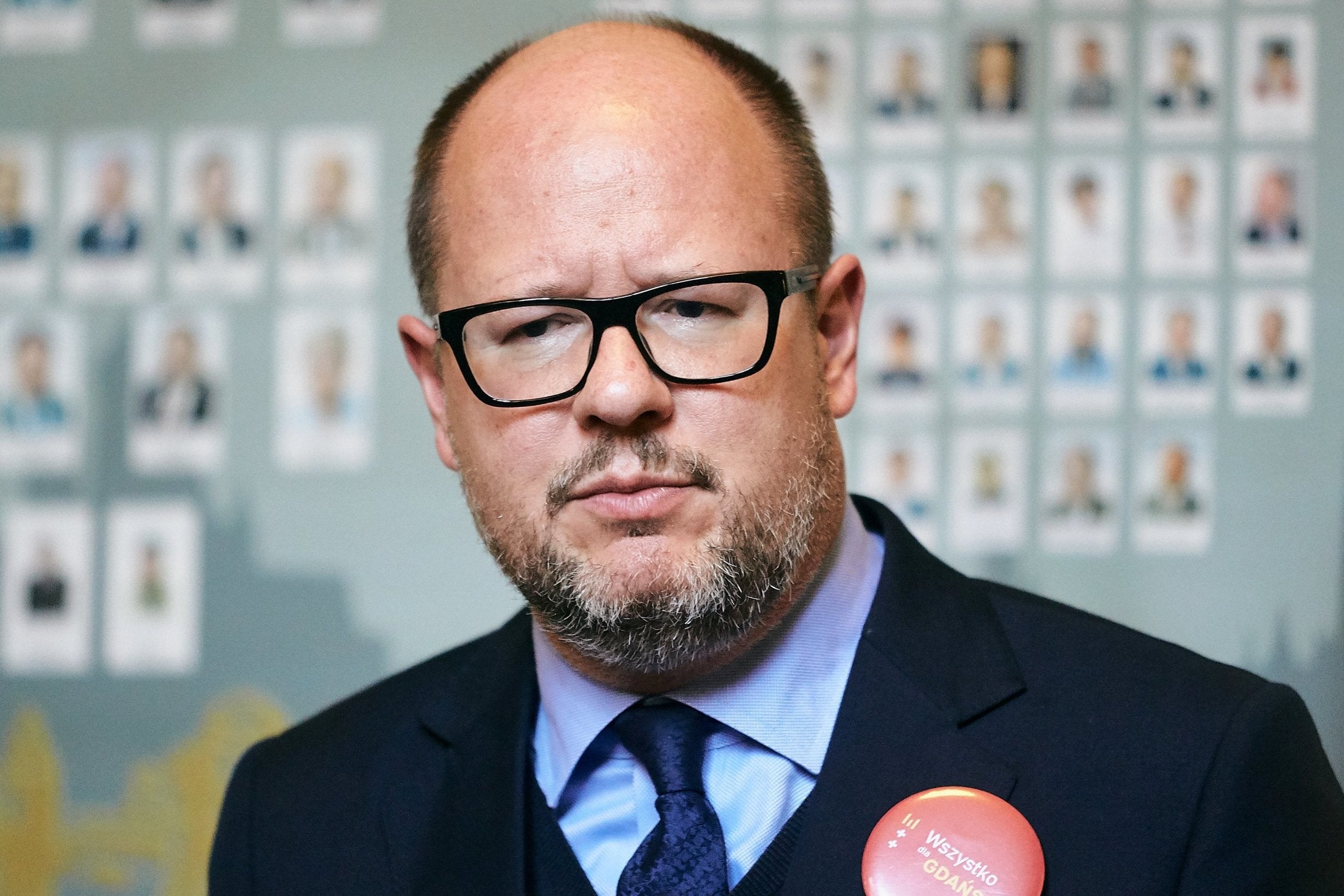 The mayor pictured in October