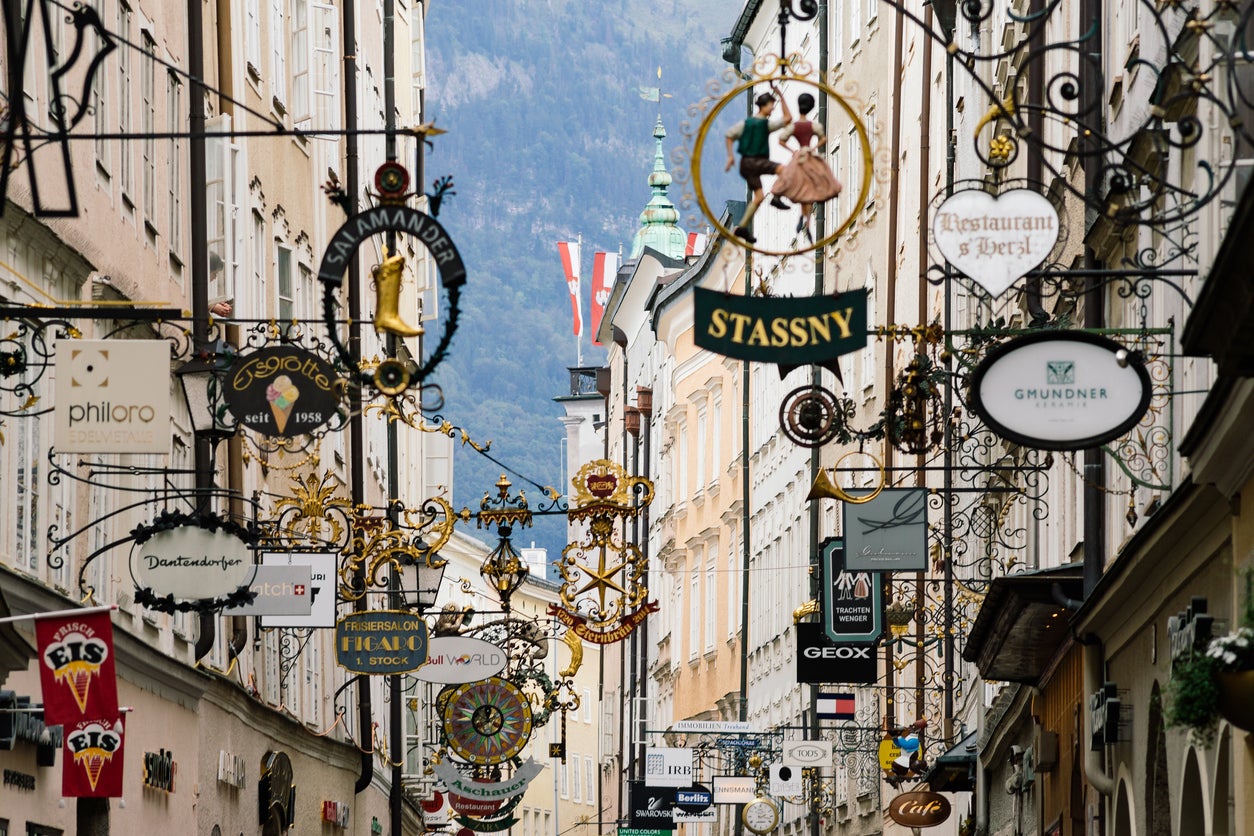 Ryanair departures from London to the Austrian city have been affected