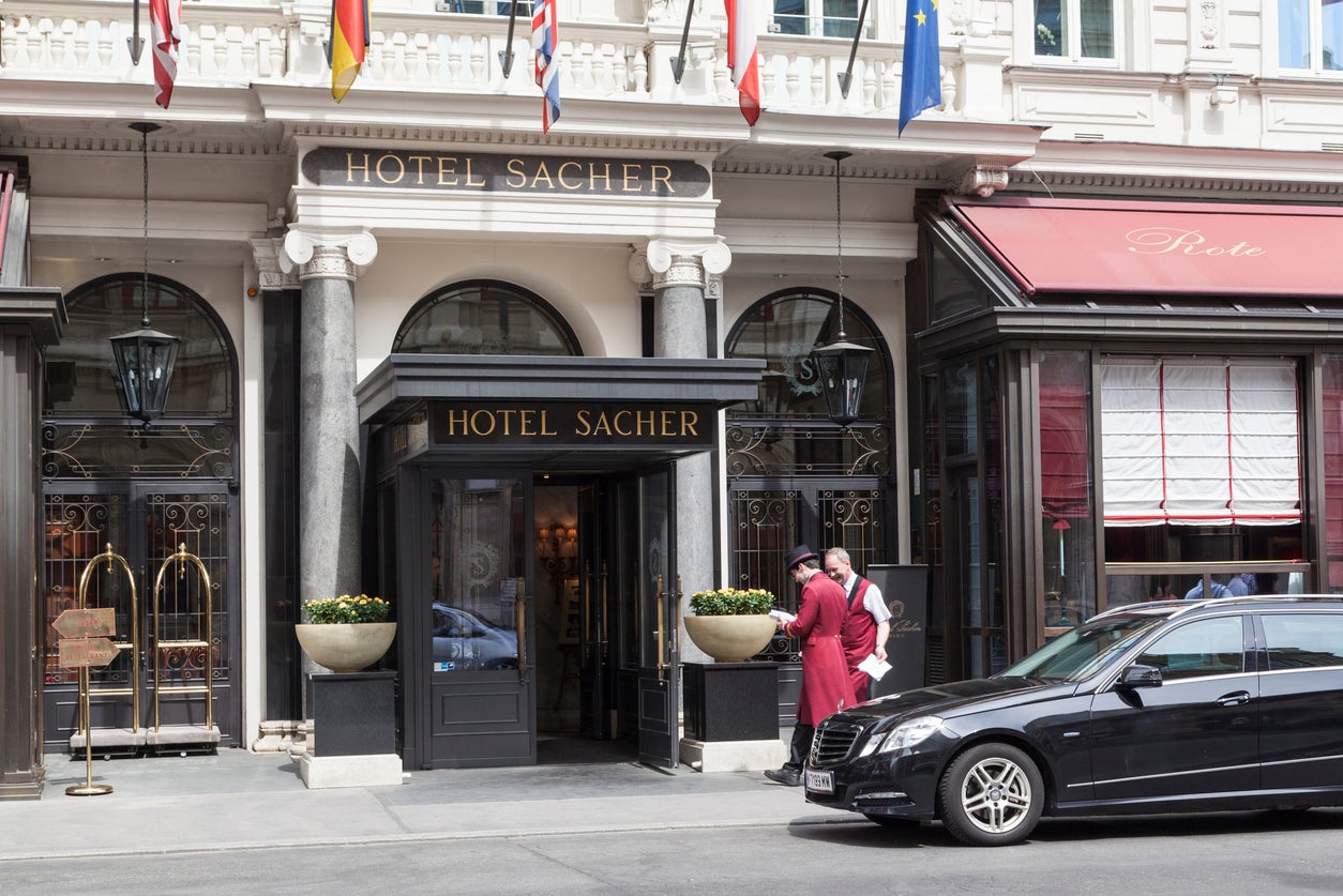 The historic Hotel Sacher (Getty)