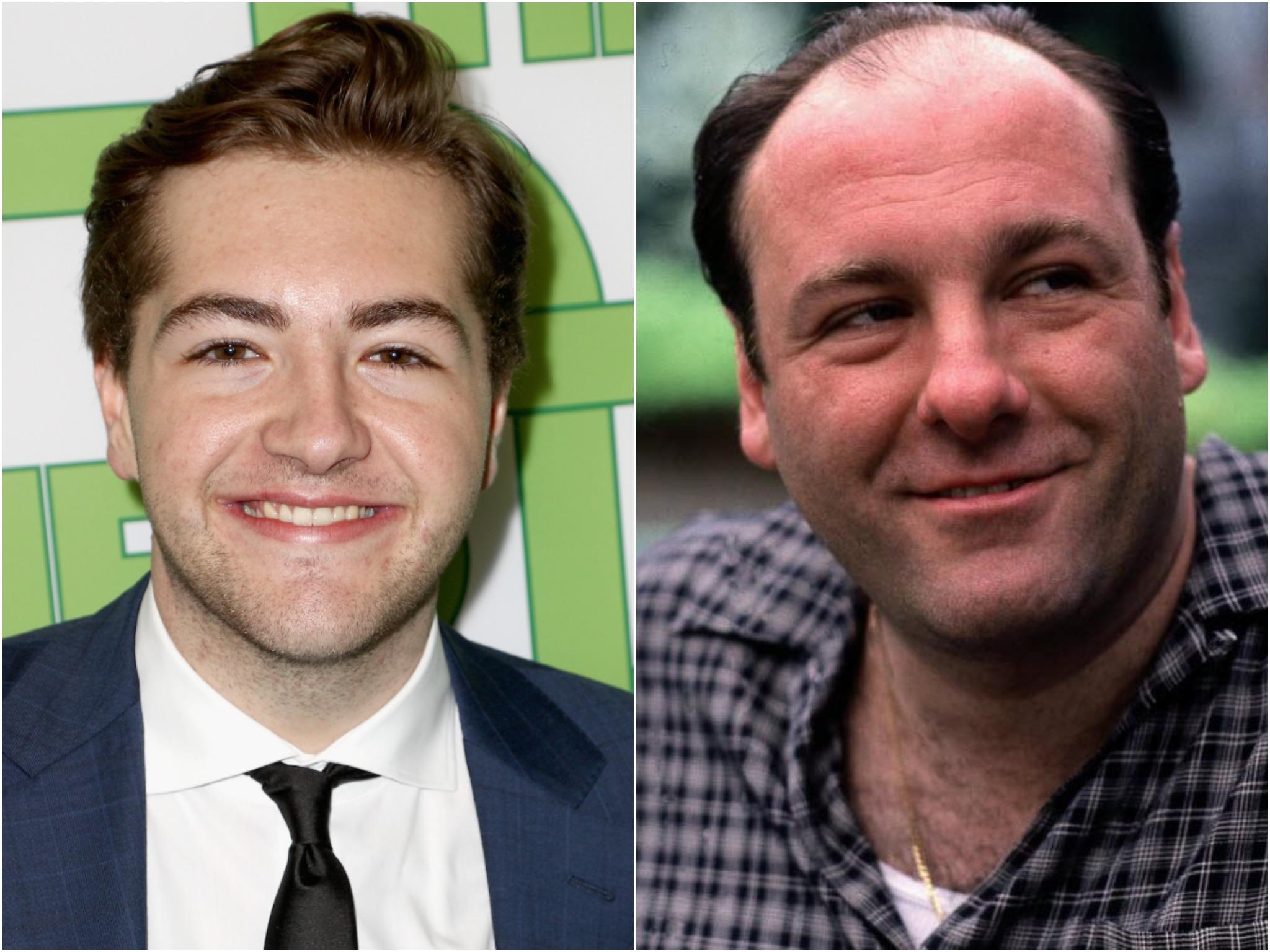 Michael Gandolfini and James Gandolfini