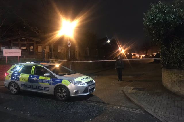 A 15-year-old boy was said to be in a 'potentially life-threatening condition' in hospital after being shot in Unity Close, in West Norwood, Lambeth, southeast London, on 22 January, 2019.