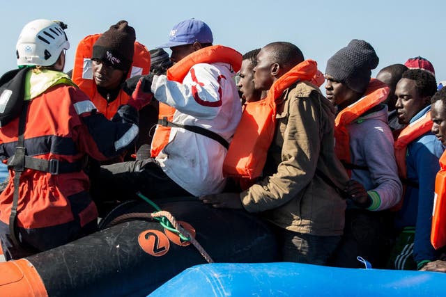 An estimated 200 people have already drowned trying to reach Europe in January