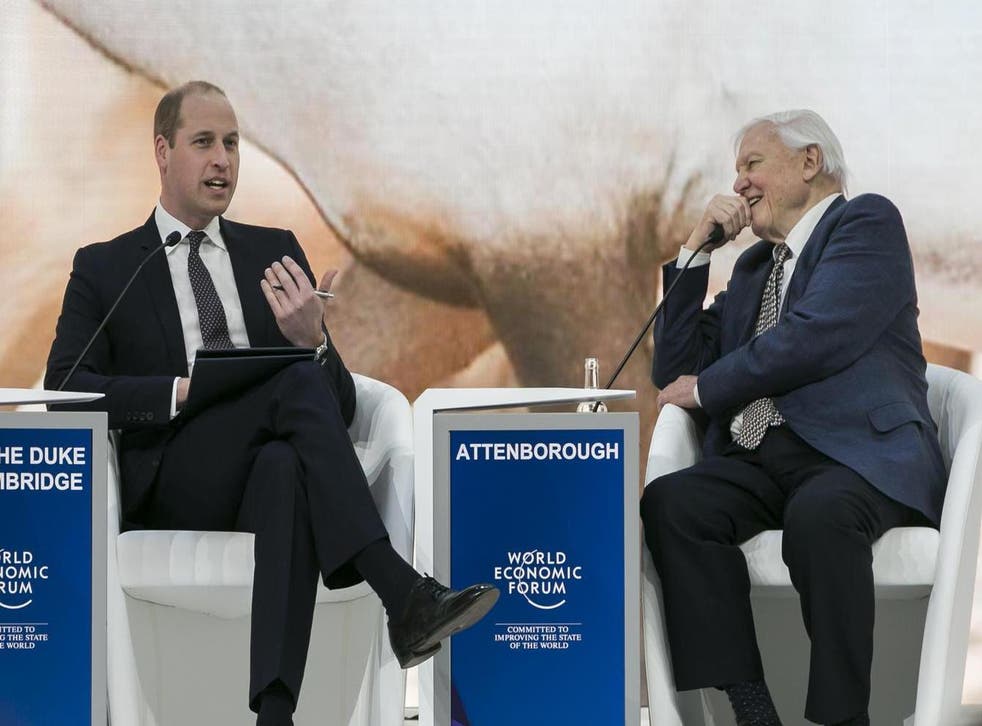 David Attenborough offered a stark climate change warning while being interviewed by Prince William