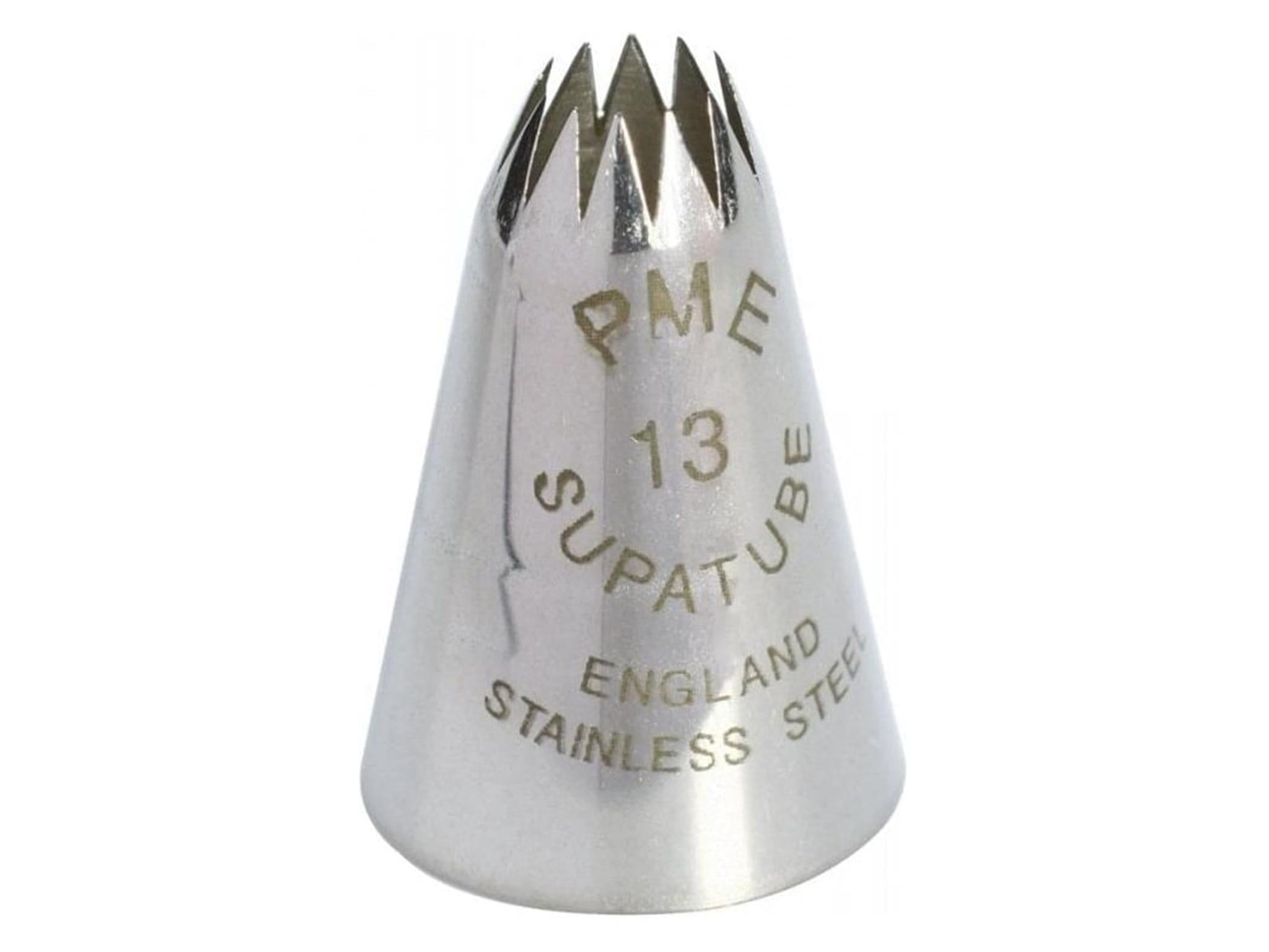 Silver 7.49 x 1.5 x 1.5 cm Stainless Steel DE BUYER Piping Nozzle 