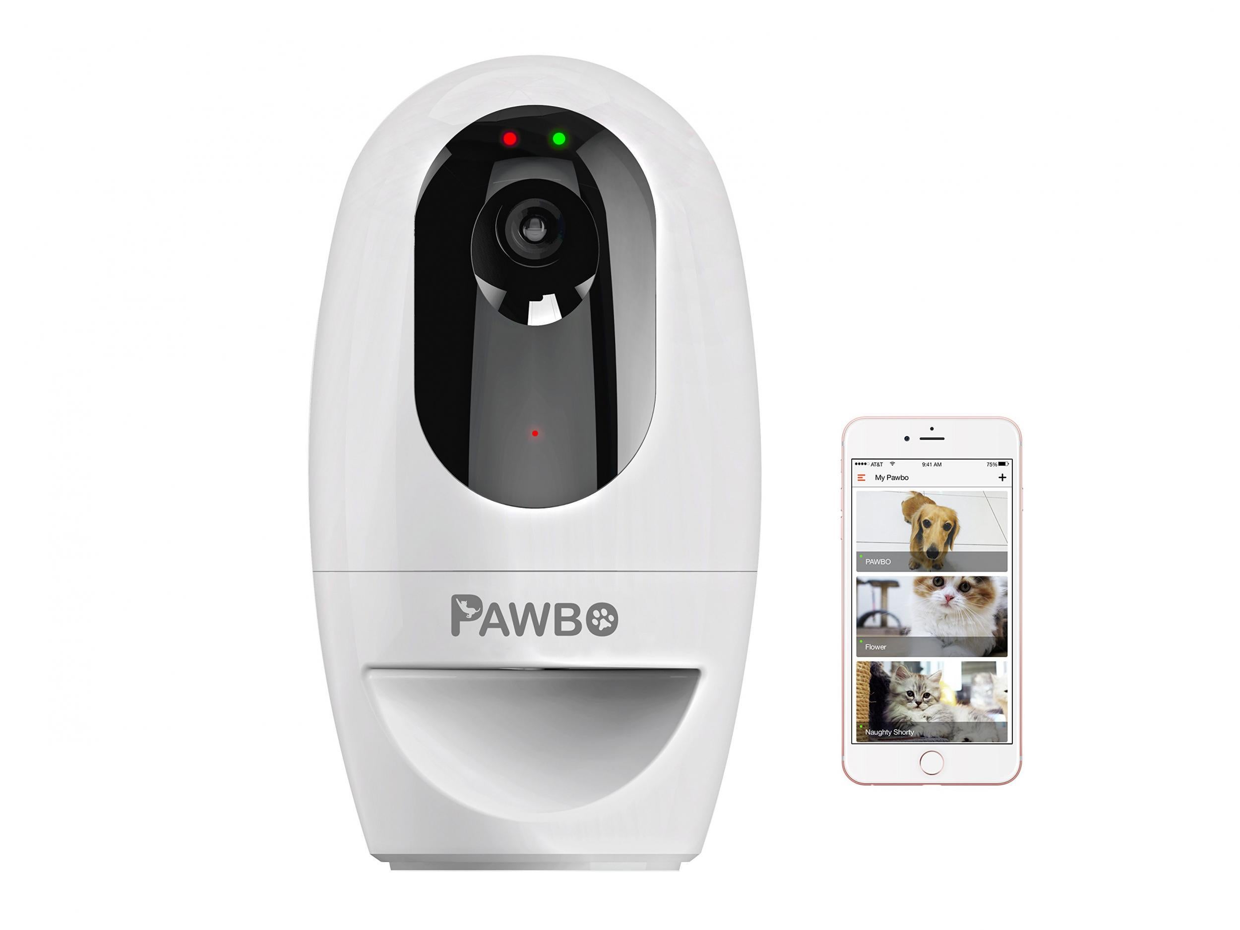 720P Interactive Wireless Pet Treat Cam /& Treat Dispenser Pawbo Wi-Fi Pet Camera