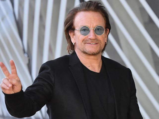 Bono at the European Council in Brussels on 10 October, 2018