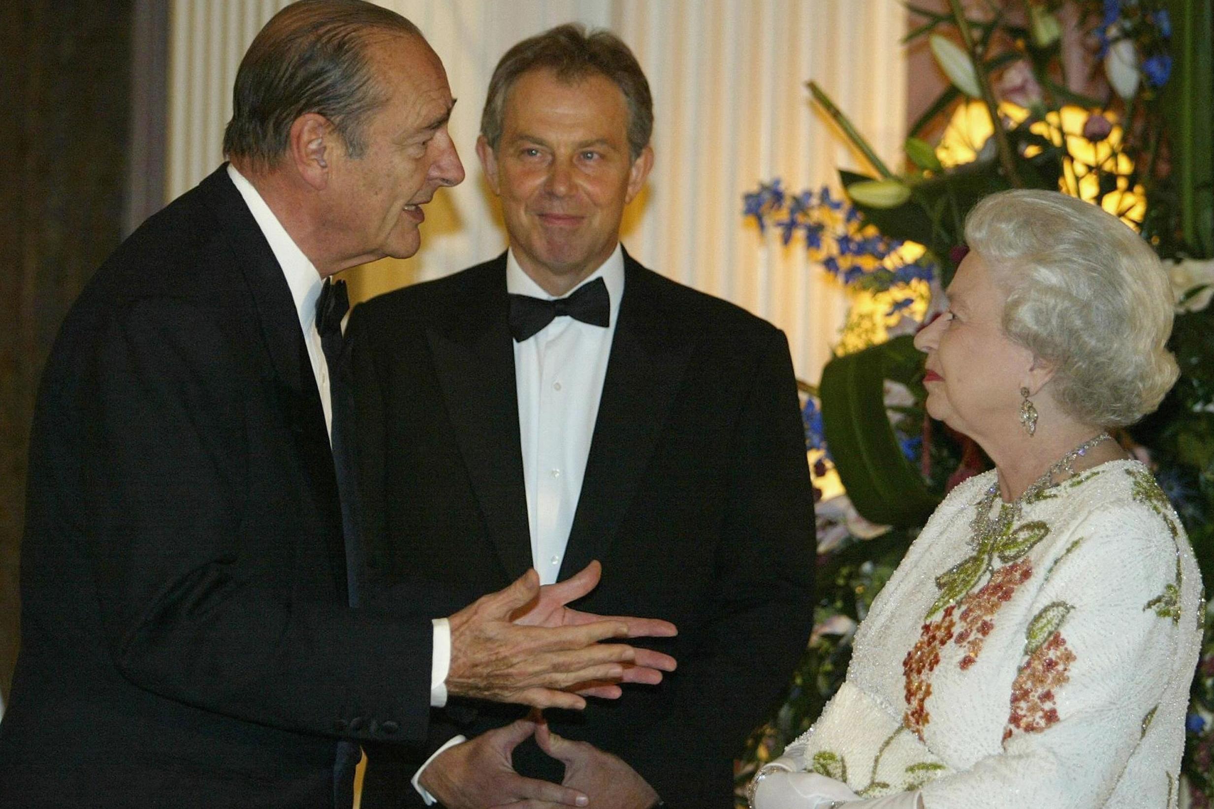 Dinner guests: Chirac and Blair in exalted company at Gleneagles in 2005