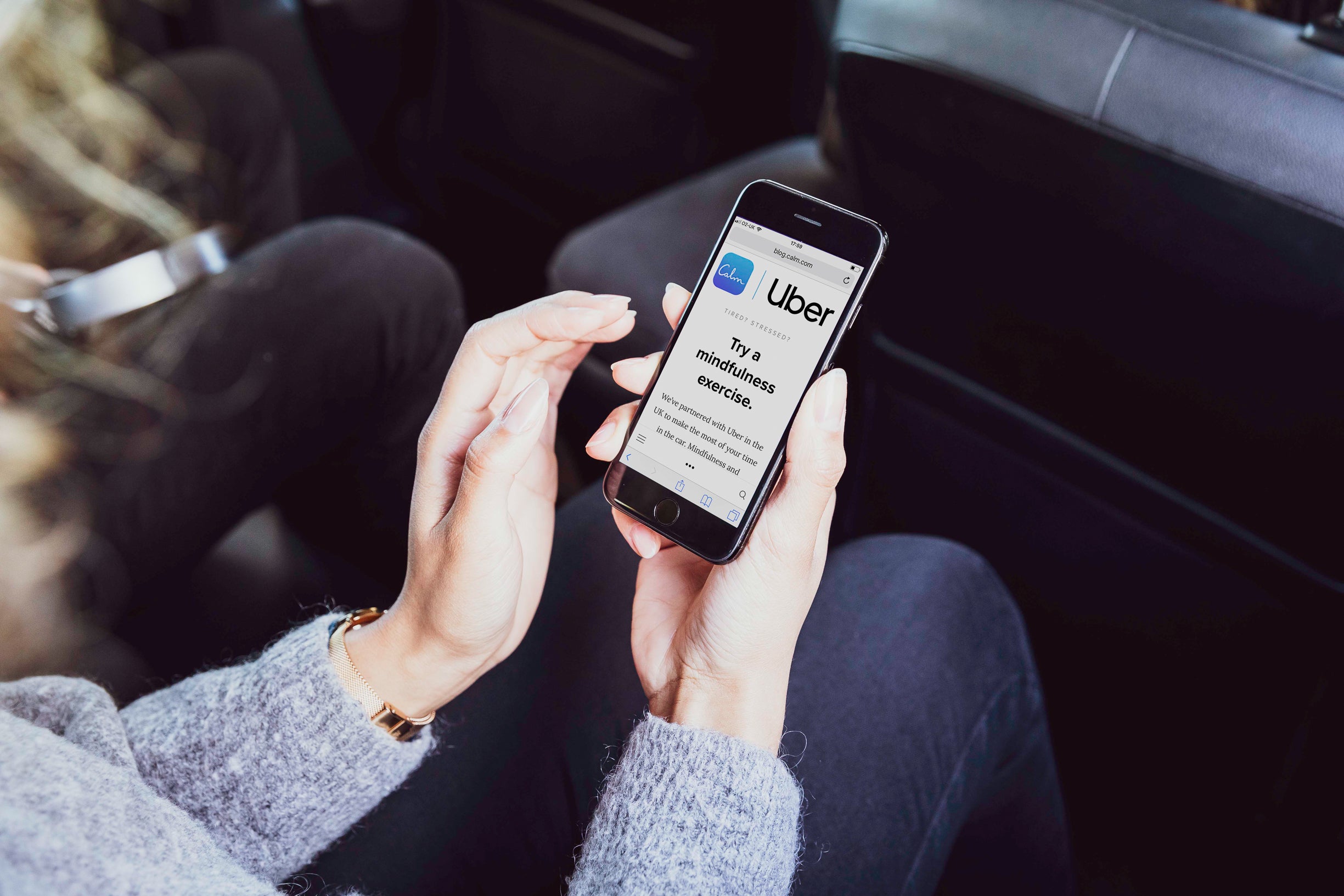 Uber is launching mindfulness exercises with meditation app Calm
