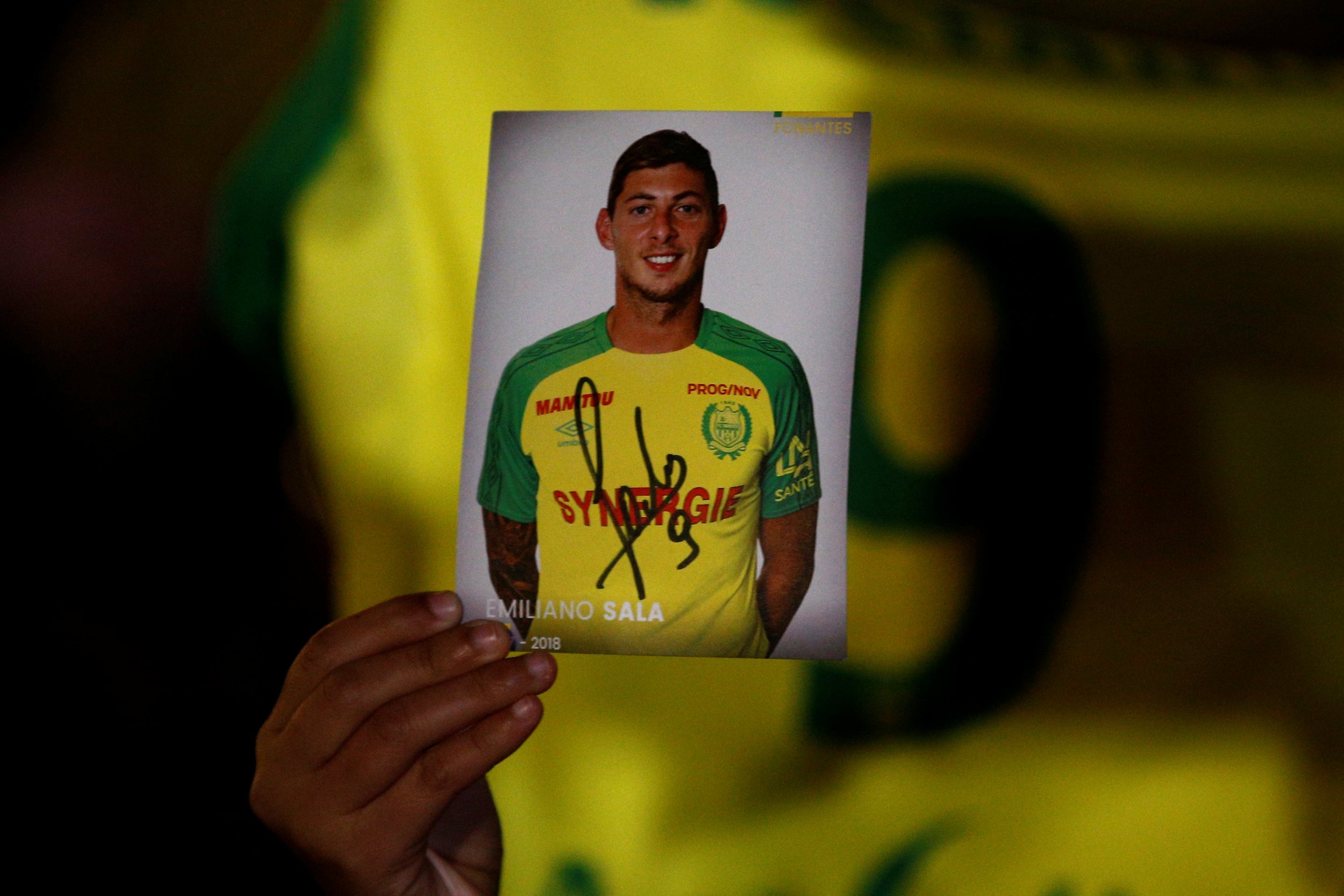 A vigil was held in Nantes after Sala's disappearance (Reuters)