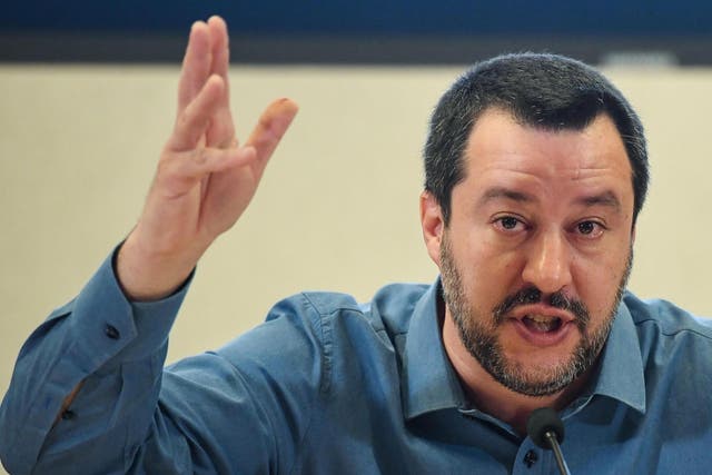 Matteo Salvini, Northern League party leader and interior minister