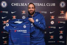 Chelsea confirm Higuain loan signing