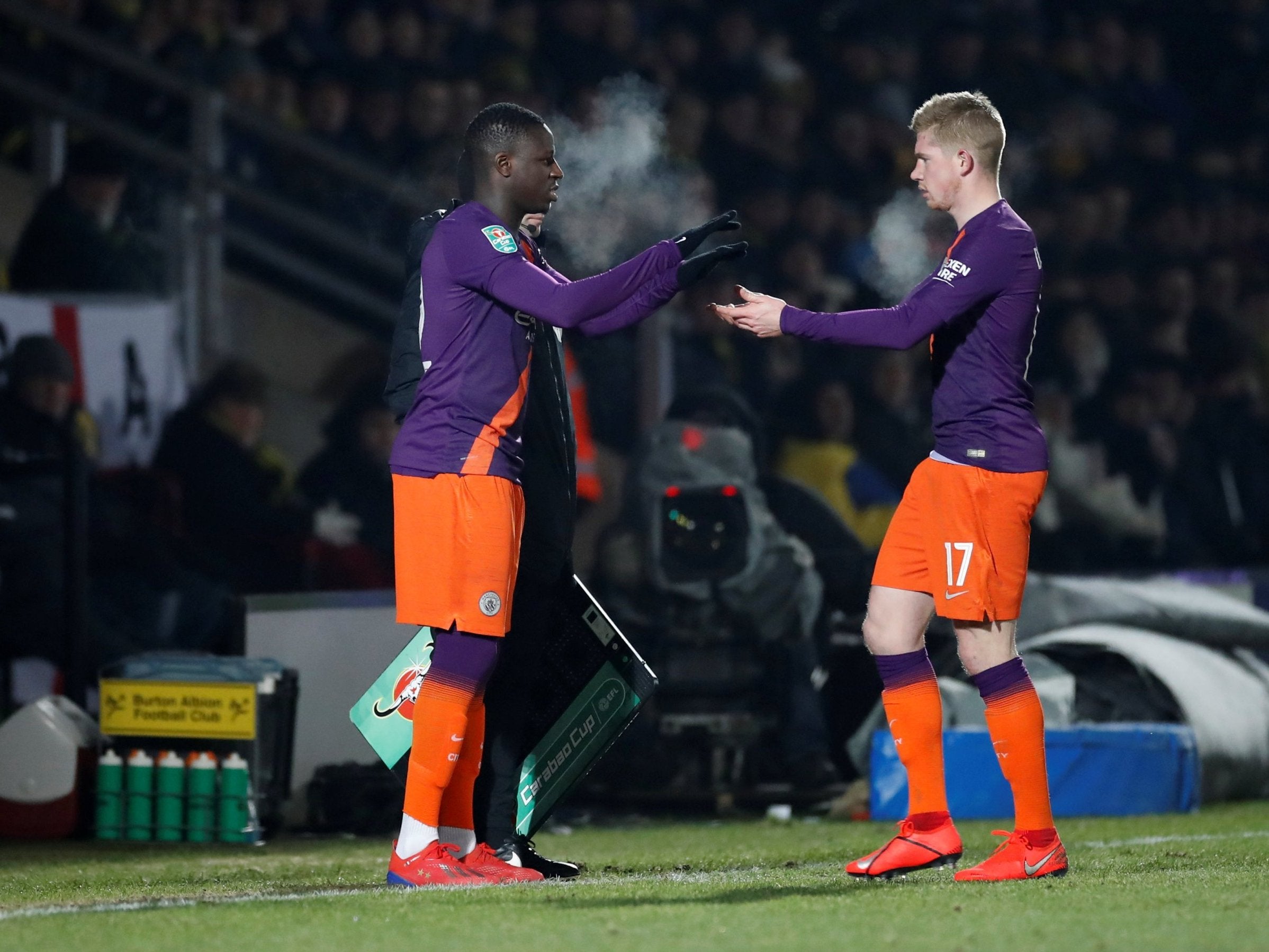 Benjamin Mendy made his long awaited from injury