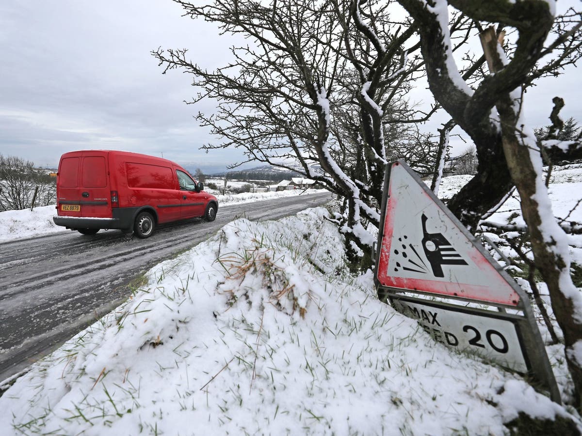UK weather forecast Met Office issues severe ice warning as snow and