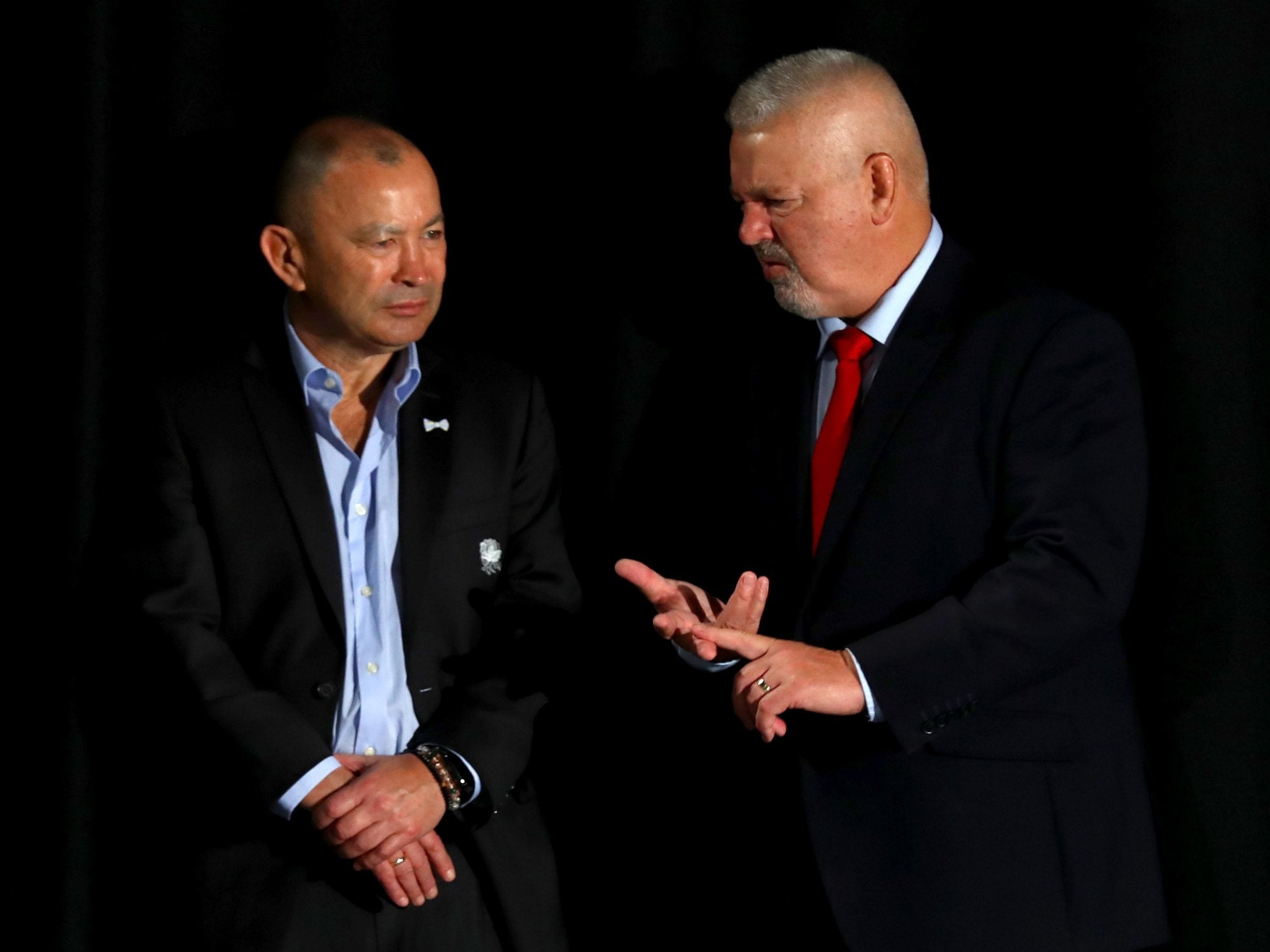 Jones and Gatland enjoyed dinner together ahead of the Six Nations launch