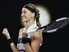 Kvitova on 'sweetness' of first Grand Slam final since knife attack