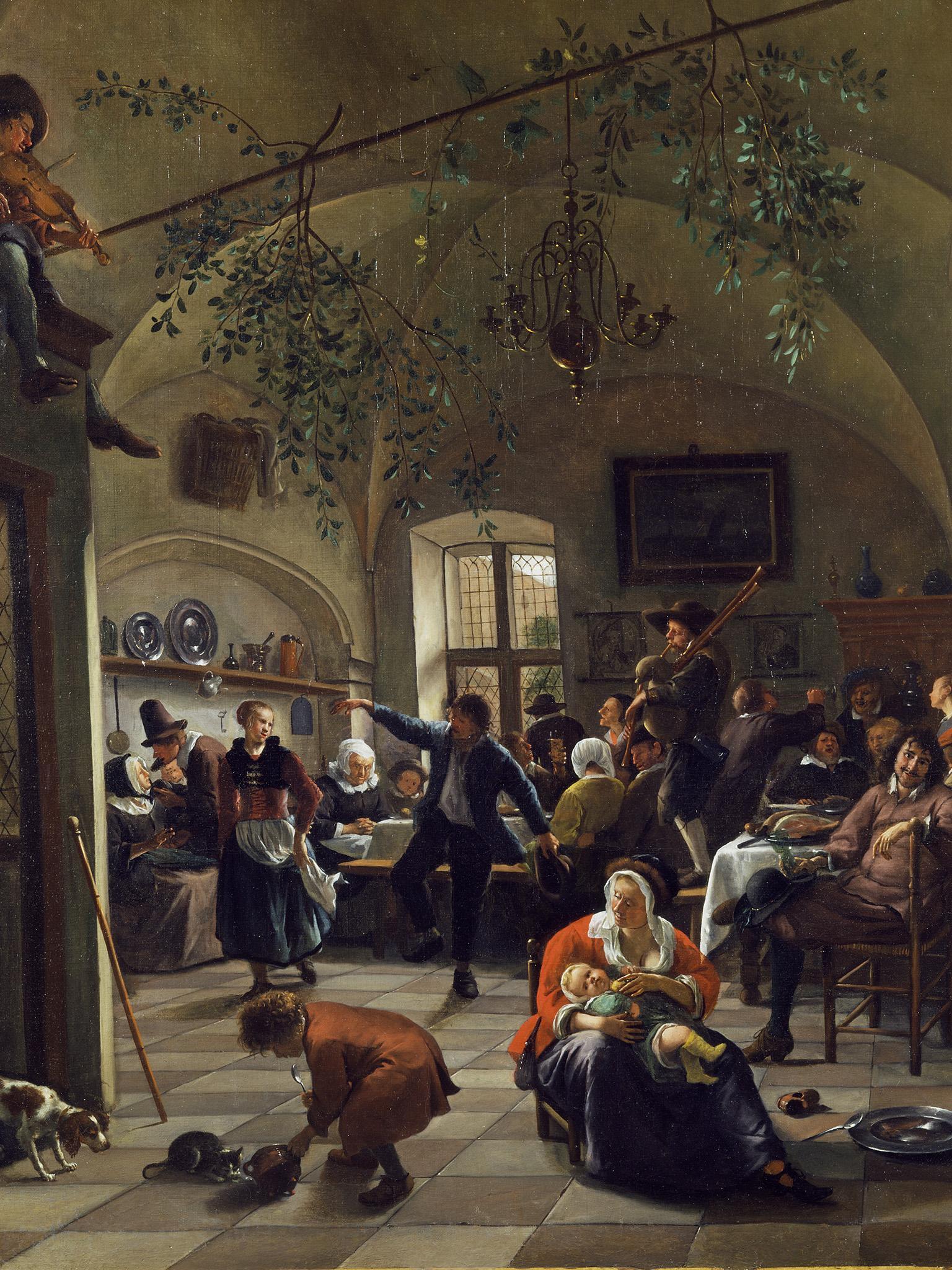 ‘Merrymaking in a Tavern’ by Jan Steen