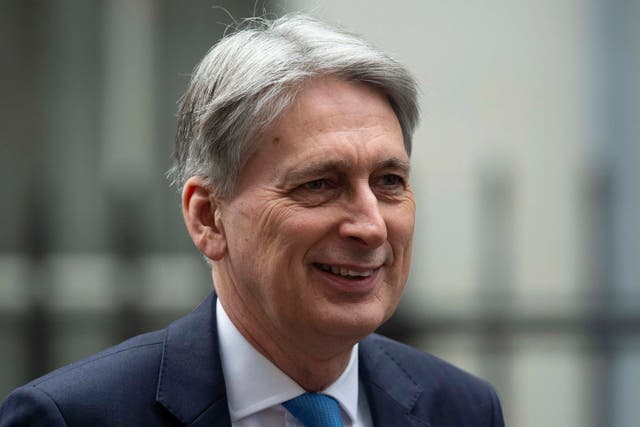 ‘Leaving without a deal would undermine our prosperity and would equally represent a betrayal of the promises that were made,’ said the chancellor