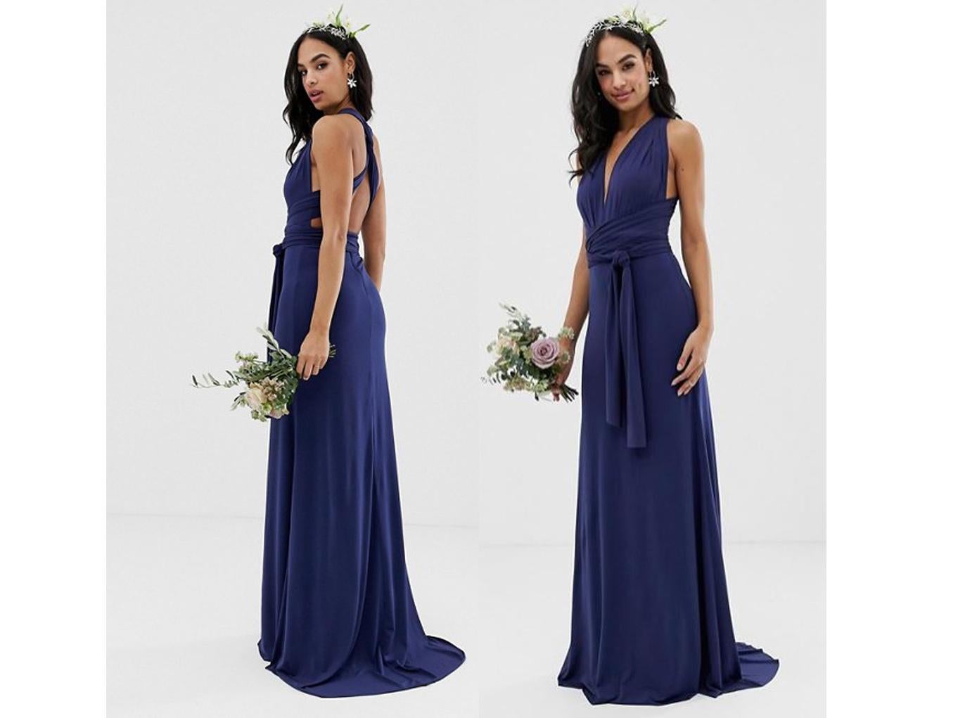 royal blue bridesmaid dresses asos