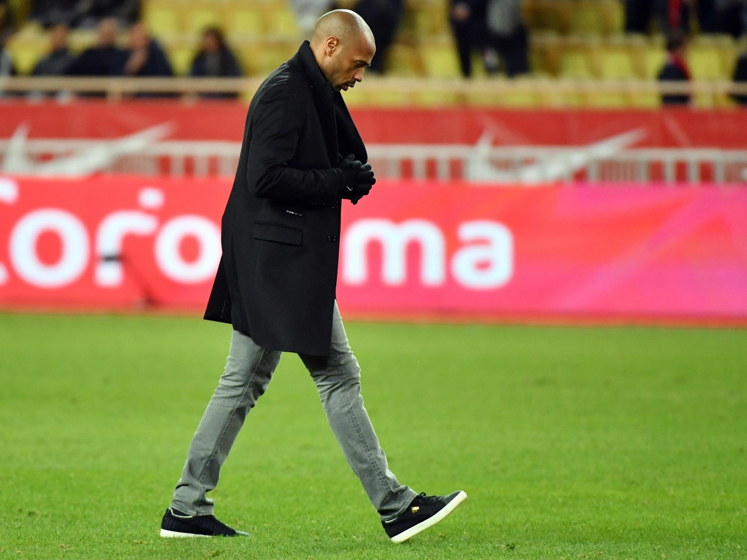 Thierry Henry is reportedly close to losing his job at Monaco