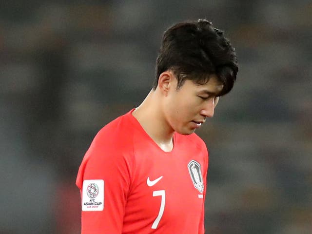 Son Heung-min will return to Spurs early after South Korea were knocked out of the Asian Cup