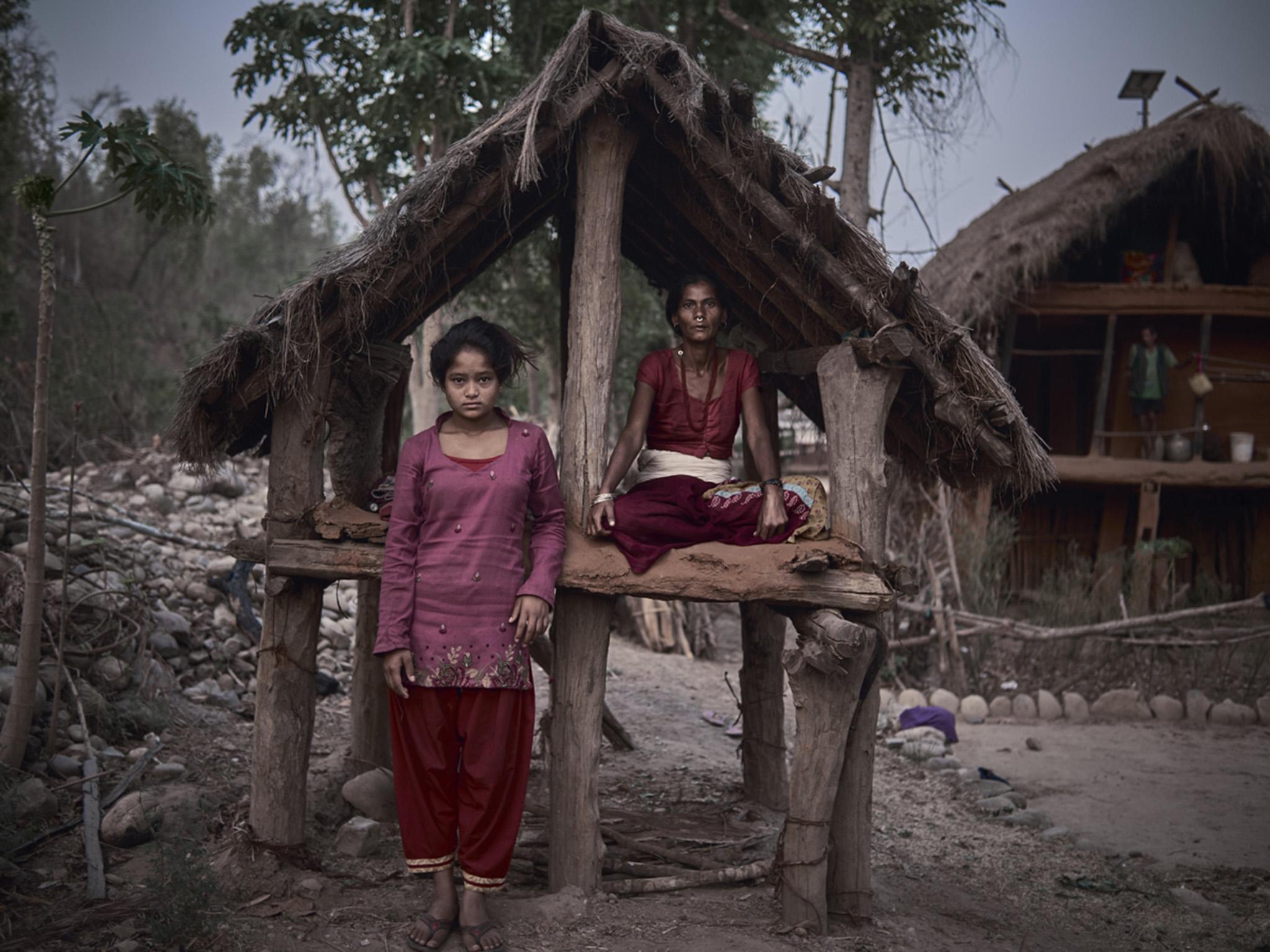 Nepalese women in Surkhet are banished from their homes when they are menstruating. Considered untouchable, they sleep in Chhaupadi, or cow sheds