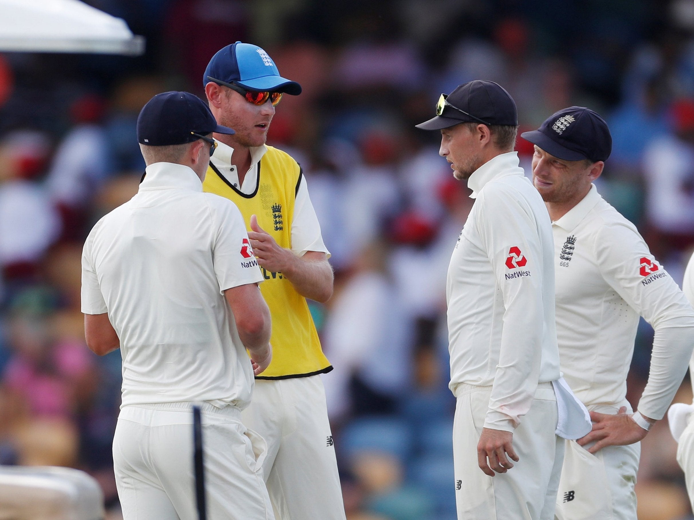 Stuart Broad was left out of the England side for the first Test against West Indies